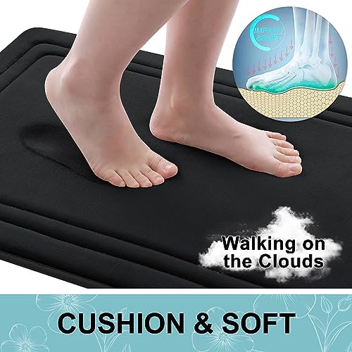 Grandaily Memory Foam Bath Mat Rug 30x20, Ultra Soft, Non-Slip and
