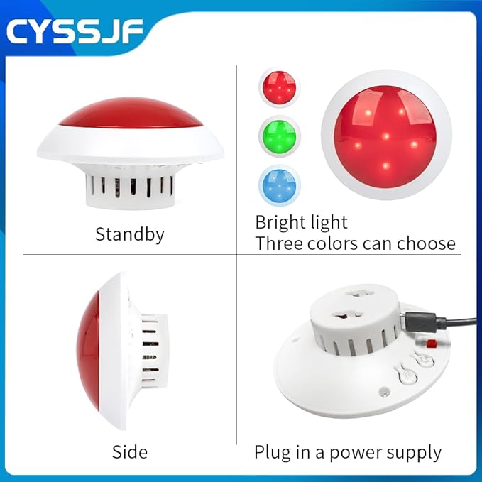 Wireless Caregiver Pager Watch Call Button Strobe Light System - Image 4