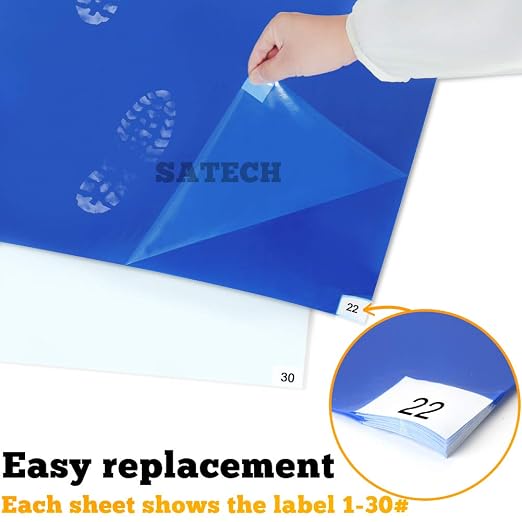 SATECH Sticky/Tacky/Adhesive Mat 24" x 36" Blue - Image 4