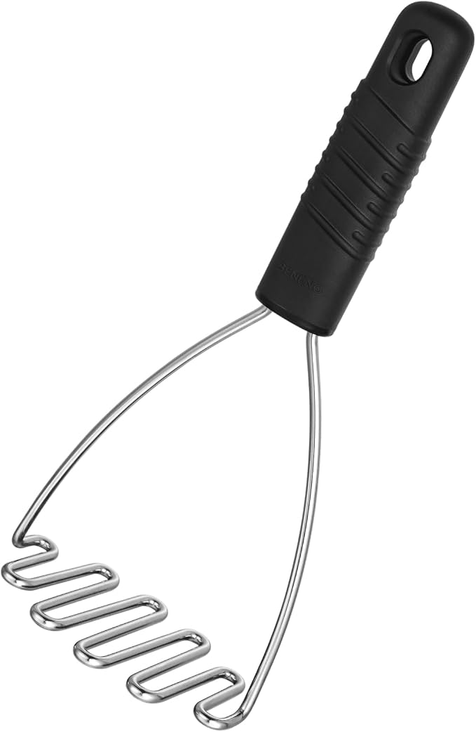 Beneno Stainless Steel Wire Potato Masher, Heavy Duty Sturdy Easy Grip Masher - Image 7