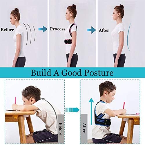 Lexniush Professional Posture Corrector for Kids, Adjustable Upper