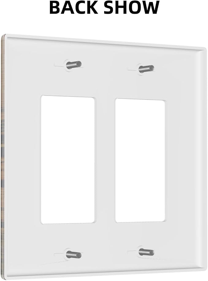 Decorative Outlet Covers Rustic Farmhouse Brown Board Pine Tree Wood Grain 2 - Image 4