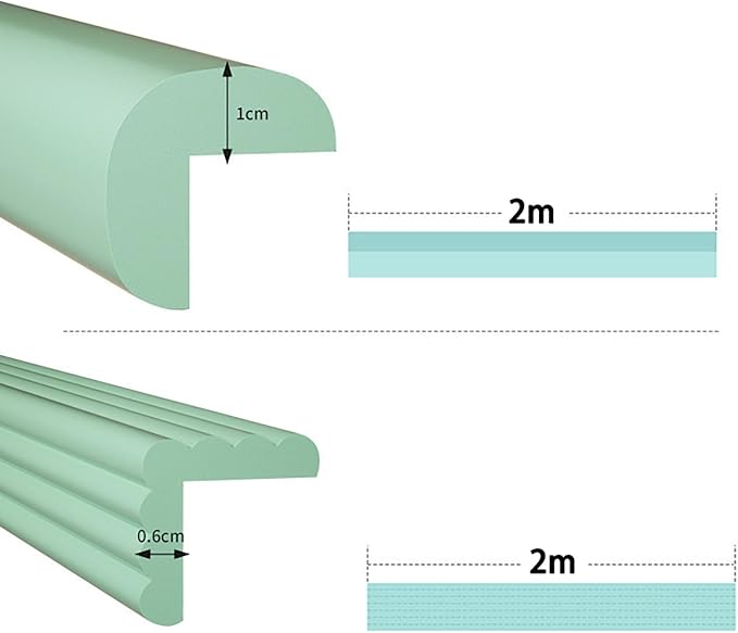 Edge Corner Protector, W-Shaped Sharp Edge Safety Corner Edge Foam Padding - Image 6