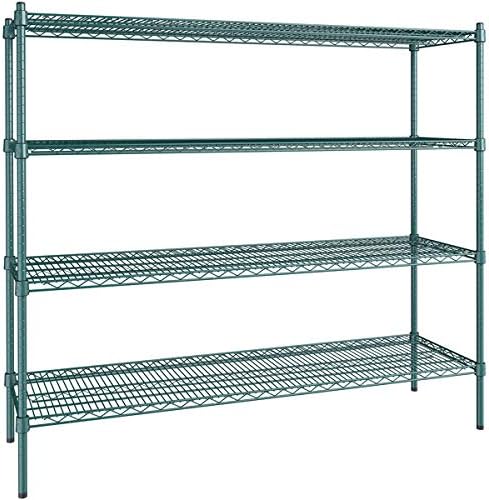 18" x 60" NSF Green Epoxy 4-Shelf Kit by Zedfire