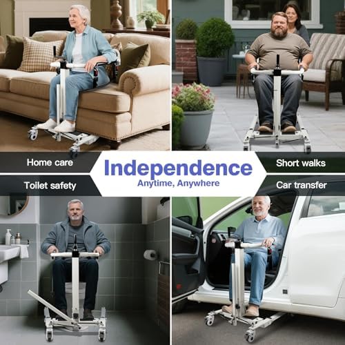 Drexo Patient Lift Transfer Chair, 5 in 1 Patient Lift Chair with