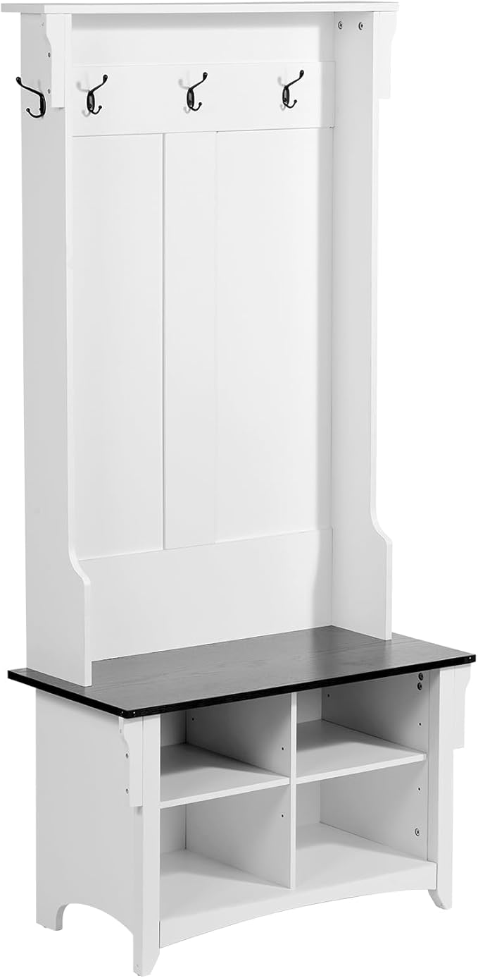 VEVOR Hall Tree Entryway Bench, Coat Rack by VEVOR