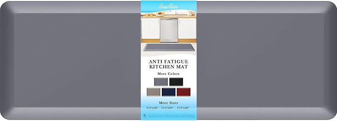 StepRite 4/5 Inch Thick Kitchen Mat Anti Fatigue Mat Kitchen Rugs Kitchen Decor by Bringcushiontoyourlife