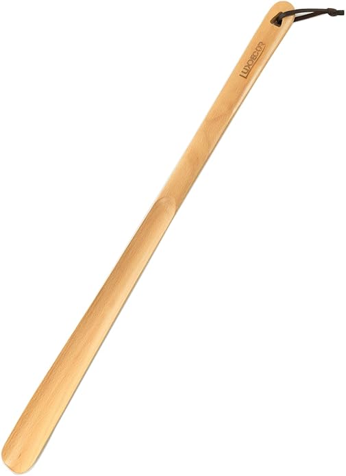 Luxdecor Long Handled Wooden Shoehorns-24in Wooden Long Handle Shoe Horn by Luxdecor