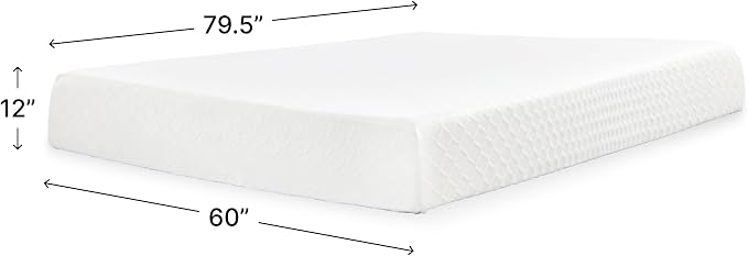 Signature Design by Ashley Chime Memory Foam 12" Queen Mattress - Image 2