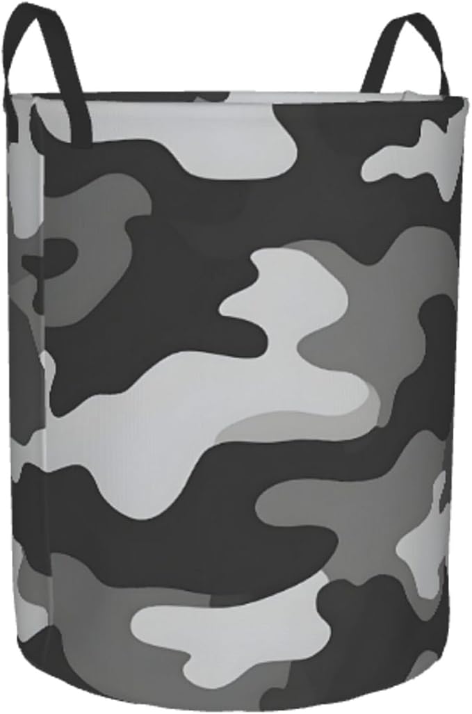 Laundry Basket Simpel Camouflage Collapsible Large Capacity, 63L Dirty Clothes - Image 8