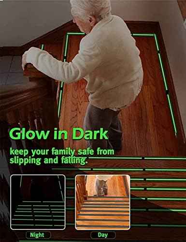 Bathtub Non Slip Stickers Luminous Shower Mats for Showers Anti Slip Bath Tub Stickers with Scraper,Adhesive Showers Treads Slip Strip for Bath,Boats,Stairs,Swimming Pools,Health Clubs-24 Pcs