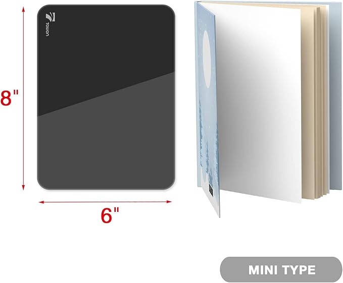 TOWON Small Glass Dry Erase Board, Desk White Board - Field & Grace
