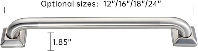joyrain 500lb Capacity Stainless Steel Grab Bar - Image 6