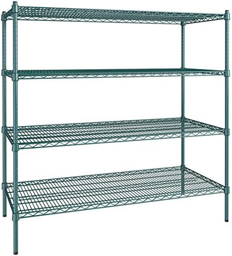24" x 54" NSF Green Epoxy 4-Shelf Kit by Zedfire