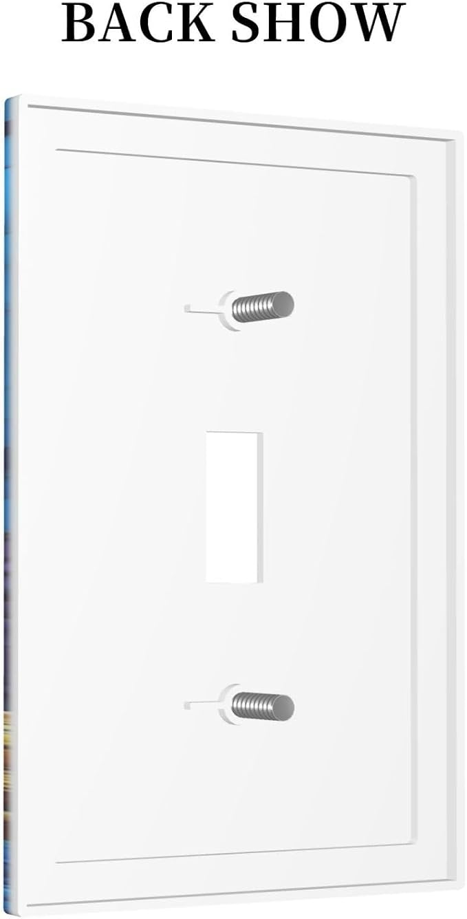 Decorative Light Switch Cover Nautical Sea Turtle Coral Jellyfish 1 Gang Single - Image 4