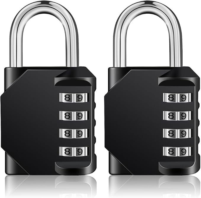 ZHEGE Padlock, Combination Lock 4 Digits, Outdoor Padlock Weatherproof - Image 8