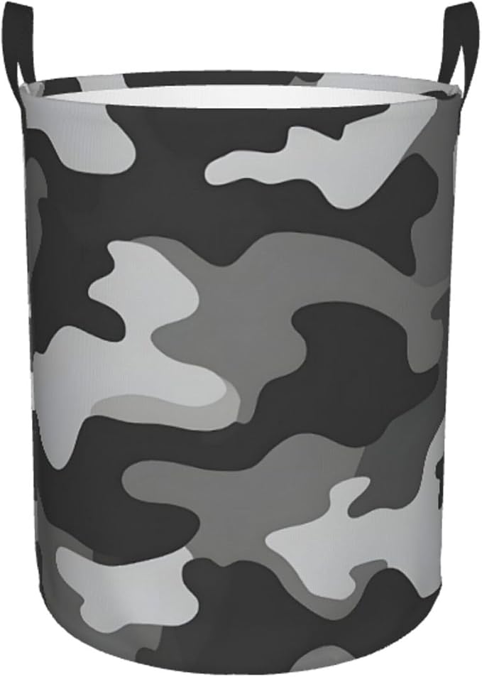 Laundry Basket Simpel Camouflage Collapsible Large Capacity, 63L Dirty Clothes by Unknown