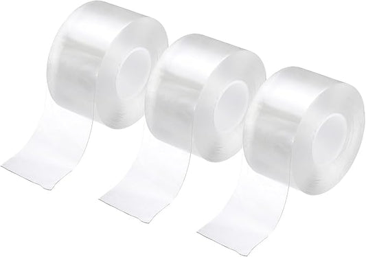 PATIKIL Clear Edge Protector Strip, 3 Roll 2 in x 32.8 ft Table Edge Protector by PATIKIL
