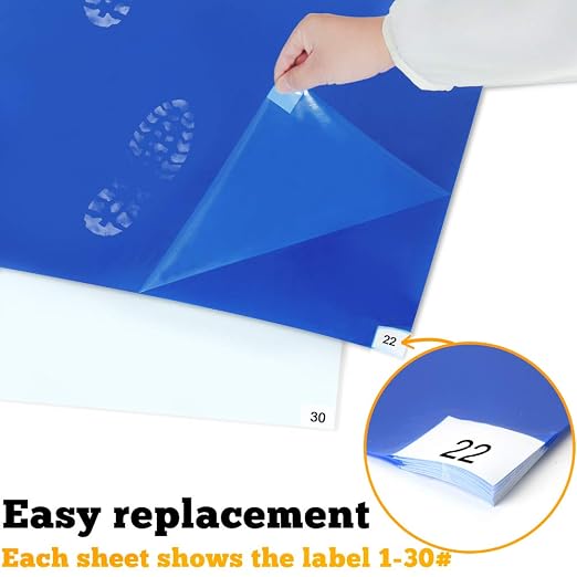 SATECH Sticky/Tacky/Adhesive Mat 26" x 45" White - Image 3