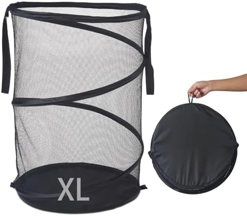 Seiritex Mesh Popup Laundry Hamper 115L Foldable Laundry Basket Extra