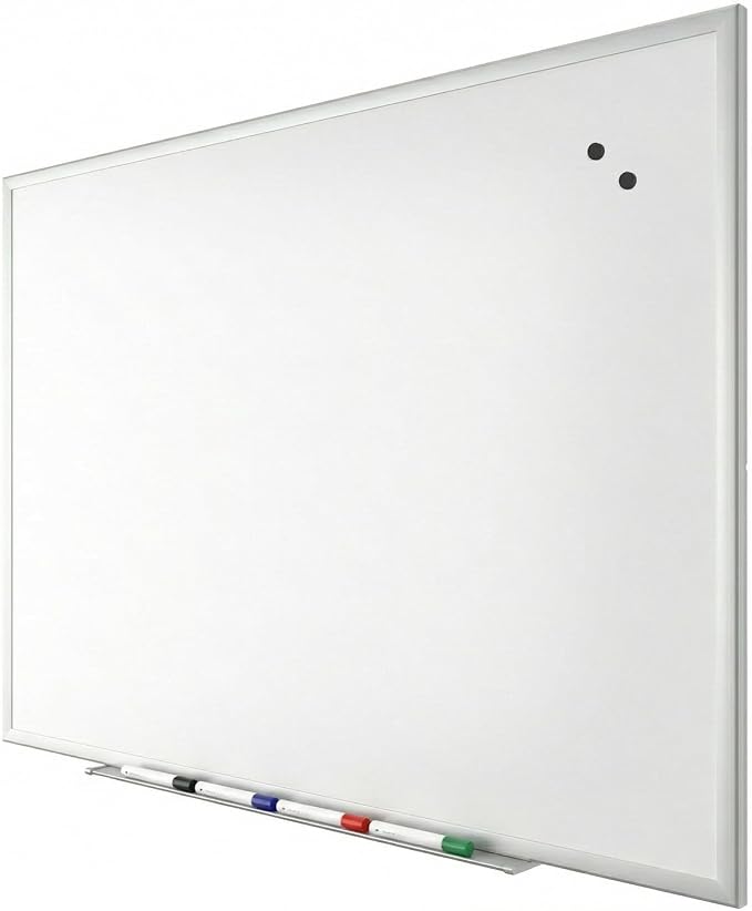 TRU RED Steel Magnetic Whiteboard | Dry Erase Board by TRURED