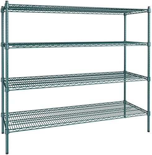 21" x 60" NSF Green Epoxy 4-Shelf Kit by Zedfire