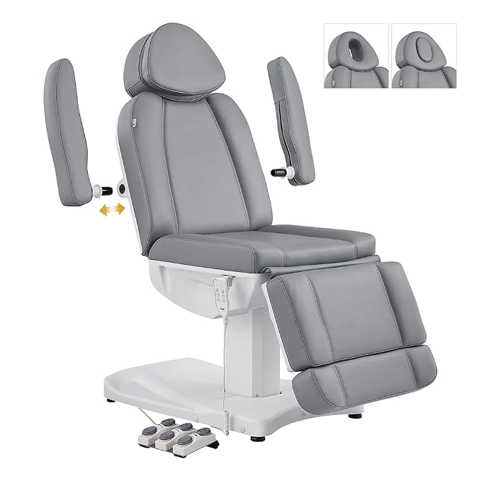 DIR Full Electrical Medical Aesthetic Chair Facial Beauty Bed Podiatry Doctors - Image 8