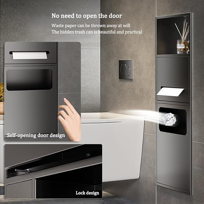 Recessed Stainless Steel Shower Shelf - Image 3
