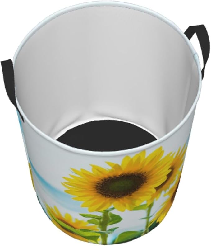 Laundry Basket Flower Plants Collapsible Large Capacity, 63L Dirty Clothes - Image 7
