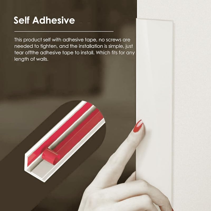 Proflex Wall Corner Protector - Clear 2 inch x 60 inch - Pack of 6