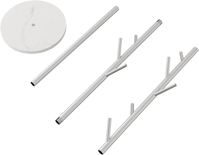 Silver Coat Racks, Metal Coat Rack Freestanding - Image 3