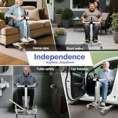 Drexo Patient Lift Transfer Chair, 5 in 1 Patient Lift Chair with