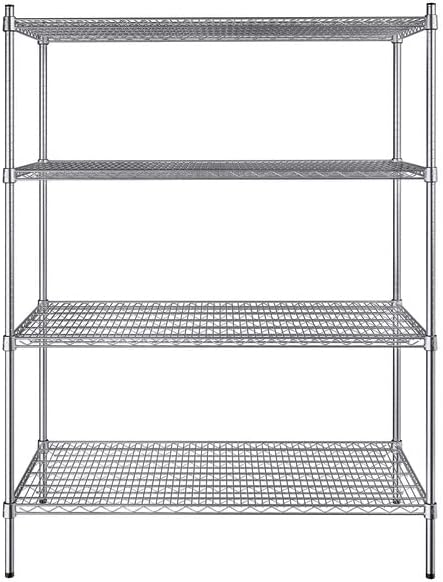 24" x 48" NSF Stainless Steel 4-Shelf Kit - Image 2