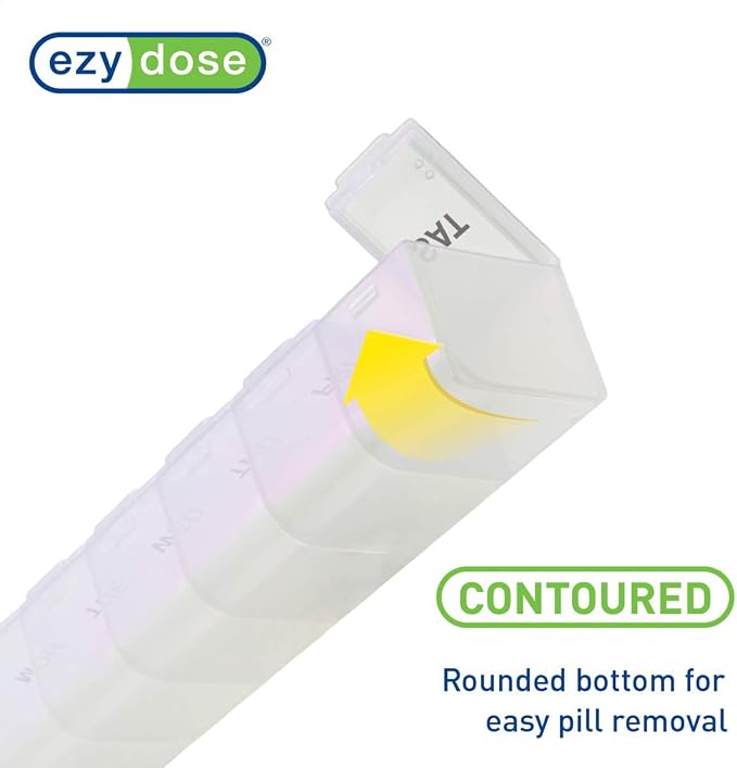EZY DOSE Weekly Daily Pill Organizer, Vitamin Planner, and Medicine Container - Image 5