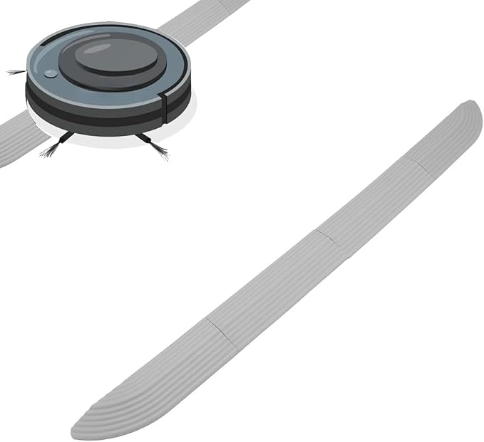 Rubber Threshold Ramp for Doorways, 4 Pack, Universal Vacuum Robot Door Sill by Unknown