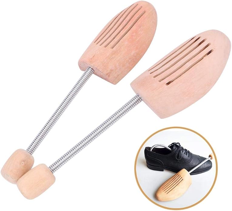 Pssopp 2Pcs Wood Shoes Tree, Shoe Stretcher Spring Anti Deformation Expanding - Image 4