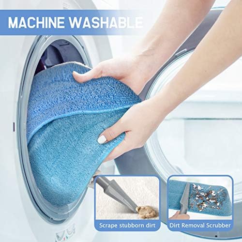 18" Professional Microfiber Mop Floor Cleaning System, Flat Mop with