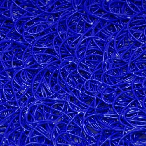 American Floor Mats Vinyl Mesh Heavy-Duty Entrance Blue 3' x 60' Scraper Mat - Image 4