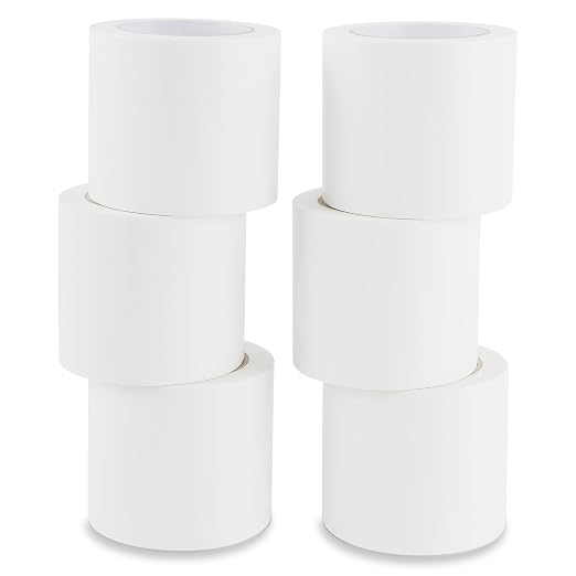 Lichamp 6 Rolls Vinyl Tape, Premium Safety Marking and Traffic Floor Marking by Lichamp