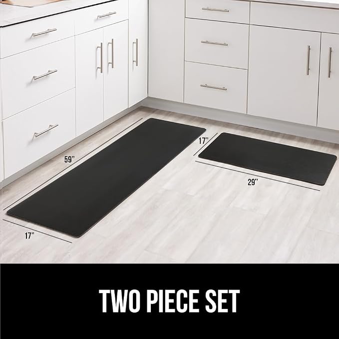 GORILLA GRIP 2 Pack Comfortable Cushioned Kitchen Mats - Image 6