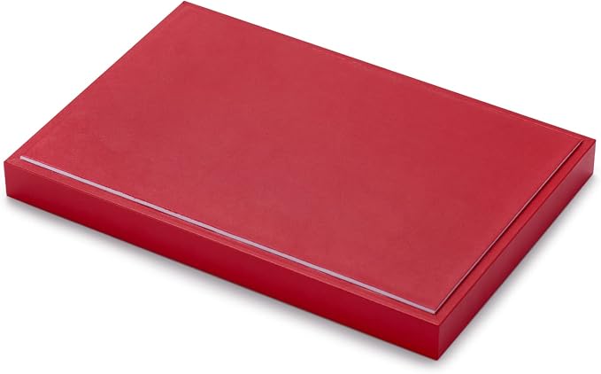 Oirlv Gorgeous Red Leather 24 Gird Jewelry Tray Stackable Jewelry Drawer - Image 8