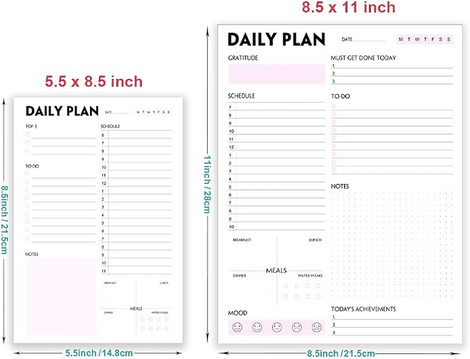 A4 Daily Planner Notepad - Image 6