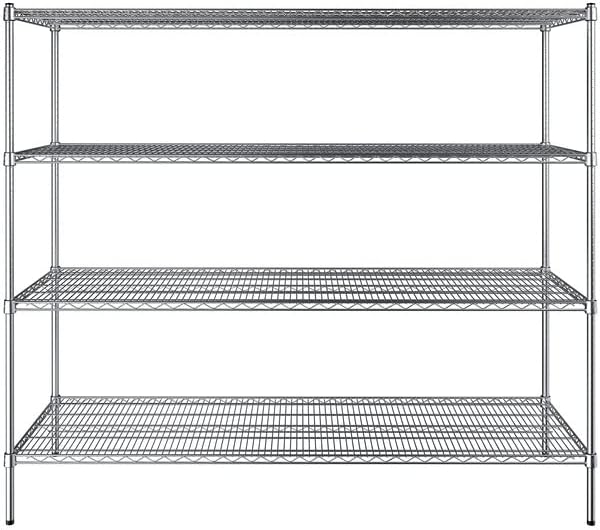24" x 72" NSF Chrome 4-Shelf Kit - Image 2