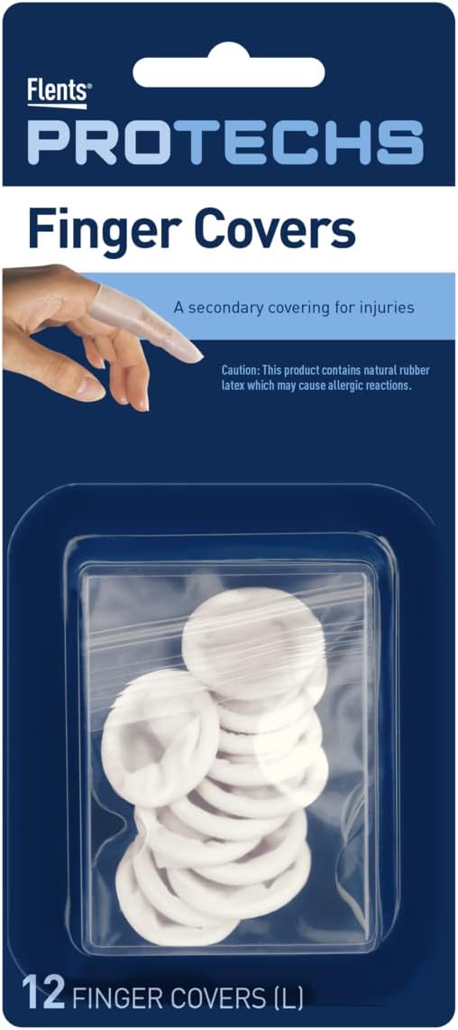 Flents First Aid Finger Covers, Large Protects Finger While Healing From Injury by Flents