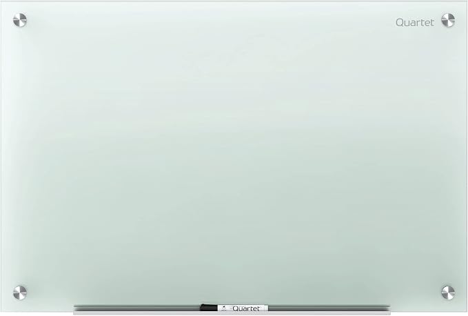 Quartet Glass Whiteboard, Non-Magnetic Dry Erase White Board, Frosted White - Image 2