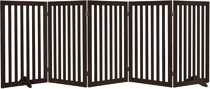 unipaws 36”H Free Standing Pet Gate by unipaws