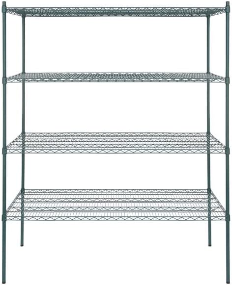 30" x 60" NSF Green Epoxy 4-Shelf Kit by Zedfire