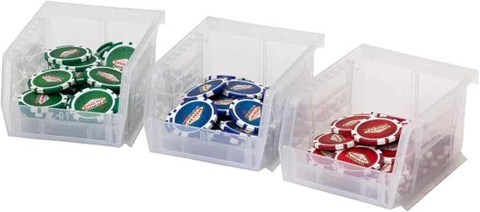 Akro-Mils 30210 AkroBins Plastic Storage Bins, Space-Saving Stackable Bins - Image 7