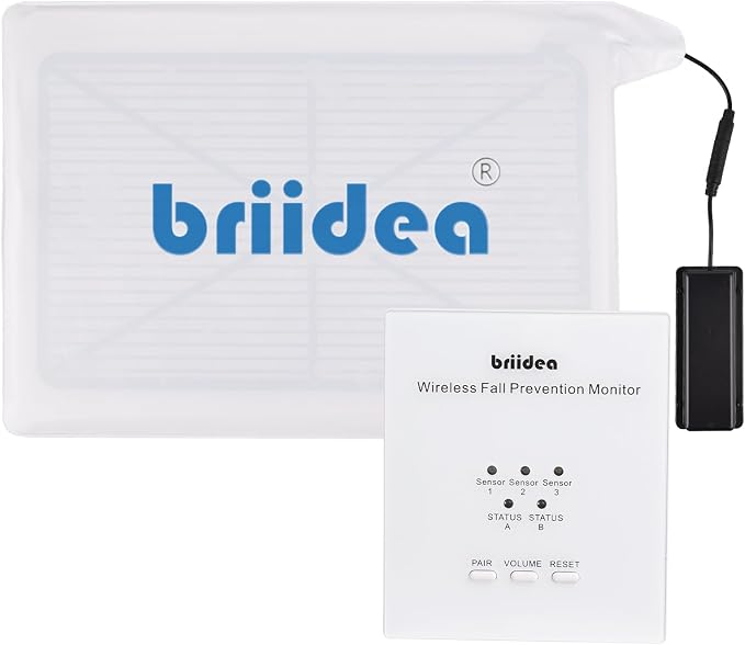 Briidea Wireless Chair Alarm for Elderly Dementia Patients, Fall Prevention by briidea