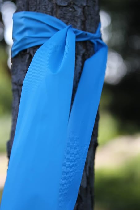 Blue Flagging Tape 10 Pack, Surveyors Tape, Tree Marking Ribbon, Non-Adhesive - Image 5